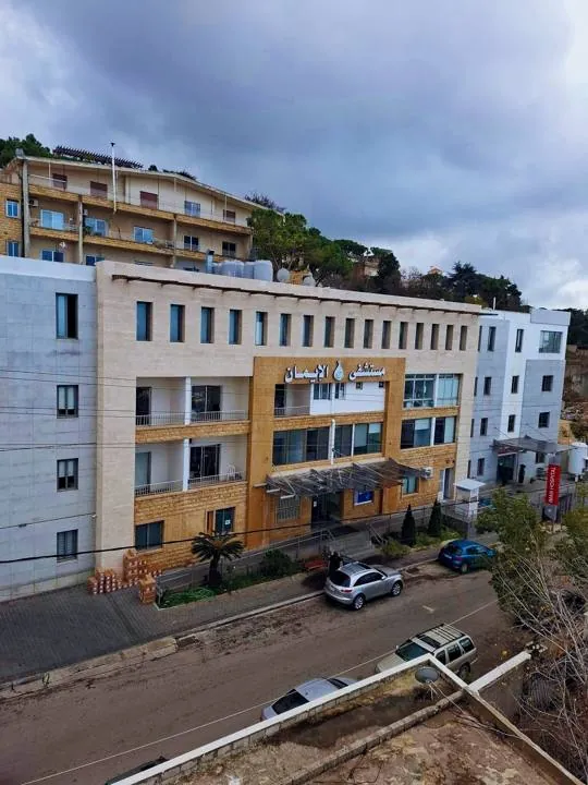 Al Iman Hospital in Aley, aluminium and glazing works